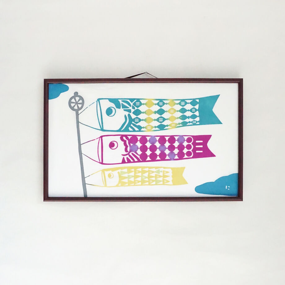 Nijiyura Chusen Tenugui Cloth - Children's Day image