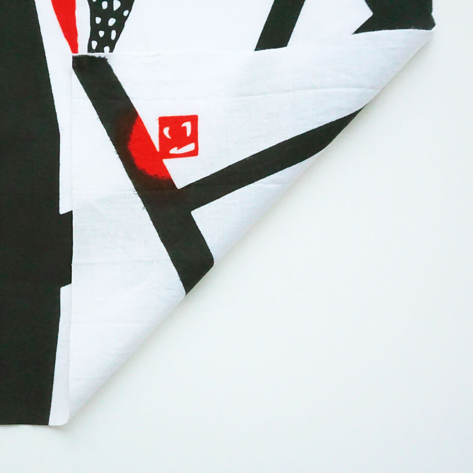 Nijiyura Chusen Tenugui Cloth - Woodpecker image