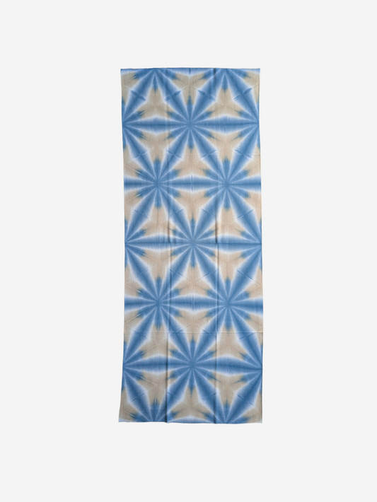 Tabata Shibori Tenugui Cloth - Sekka Beige