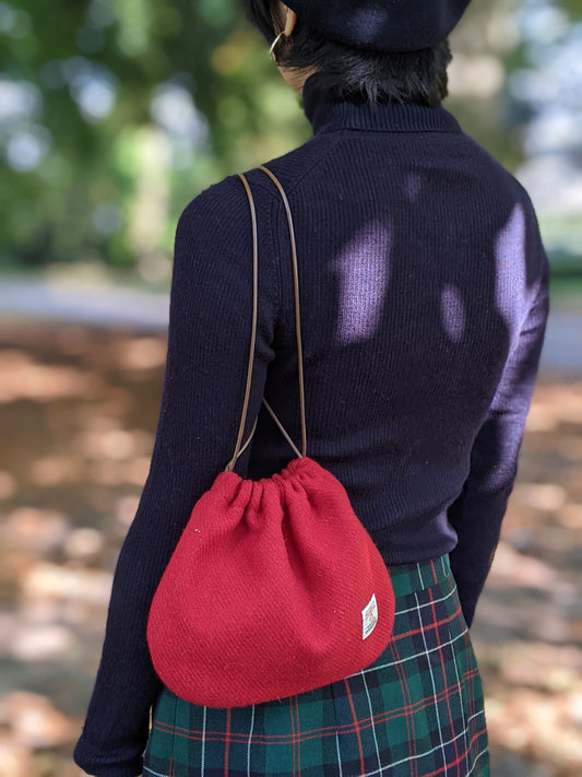 Just The Right Size - Harris Tweed handmade cute bag