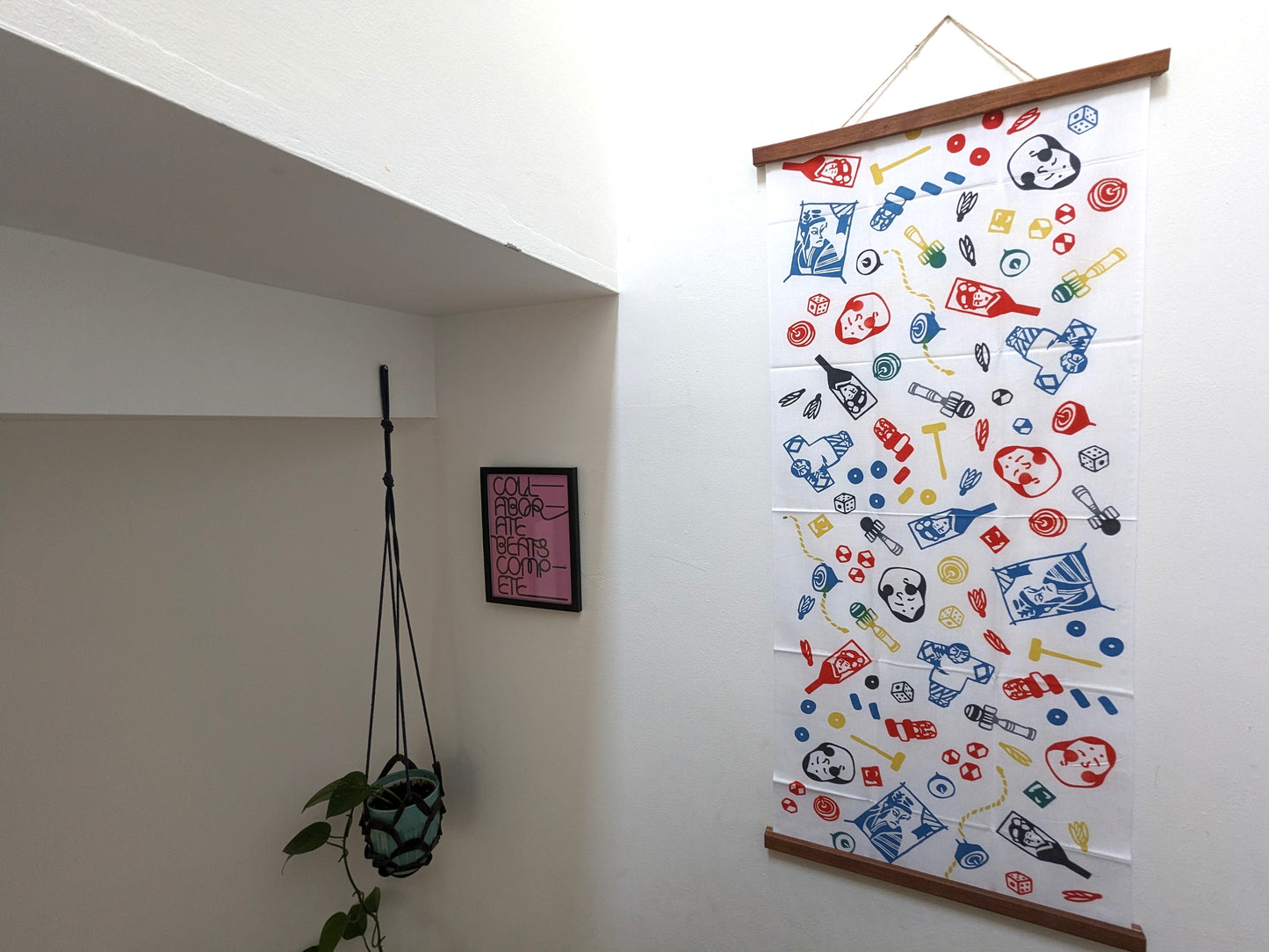 Nijiyura Chusen Tenugui Cloth - Hatsuasobi