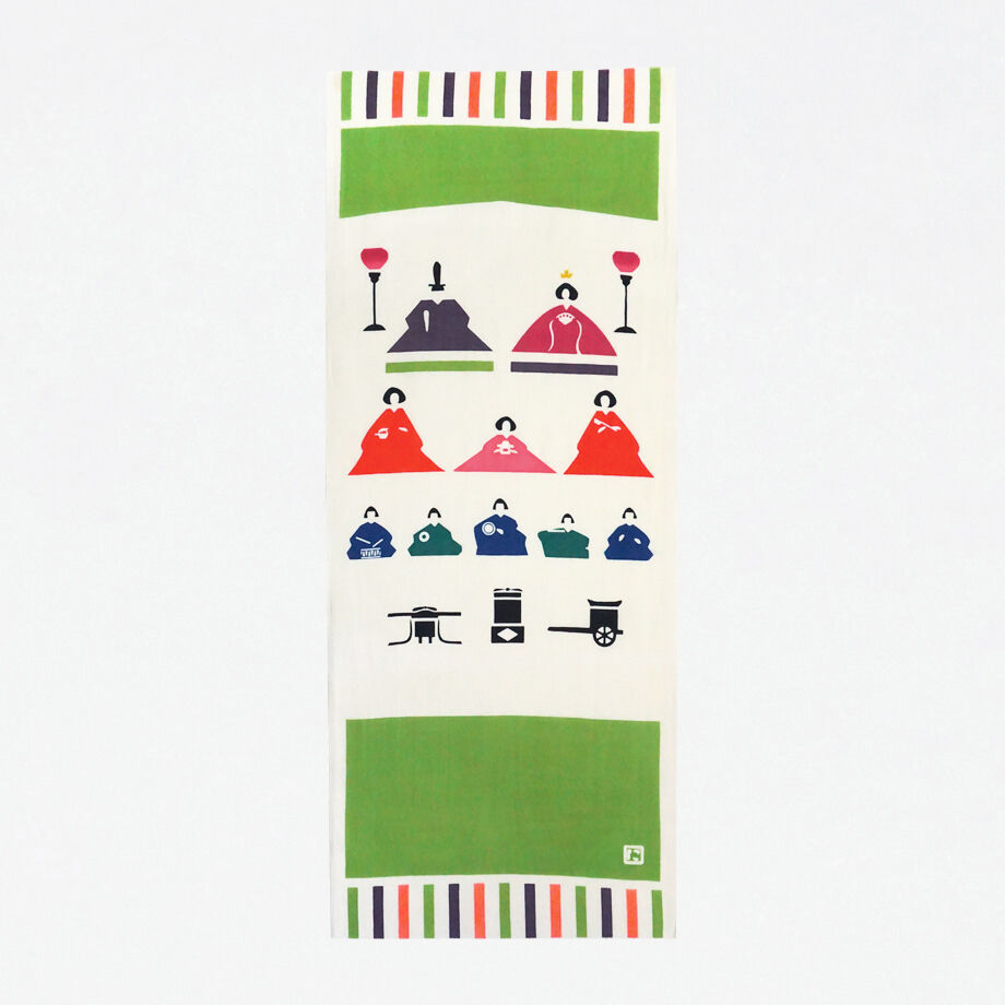Nijiyura Chusen Tenugui Cloth - Ohinasama image 0