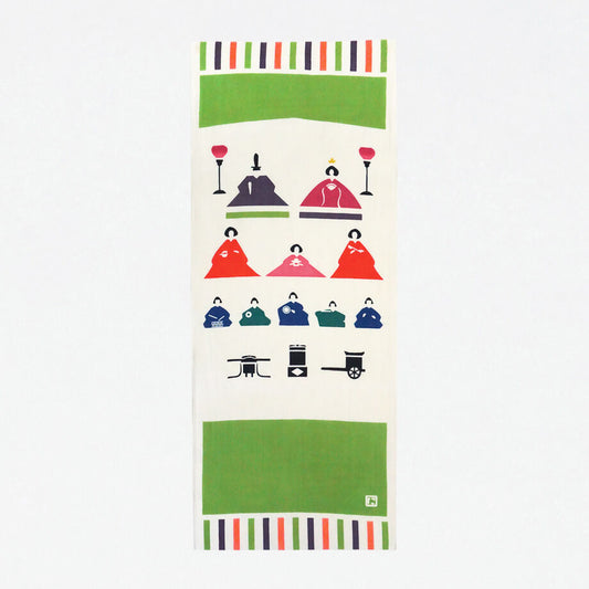 Nijiyura Chusen Tenugui Cloth - Ohinasama image 0
