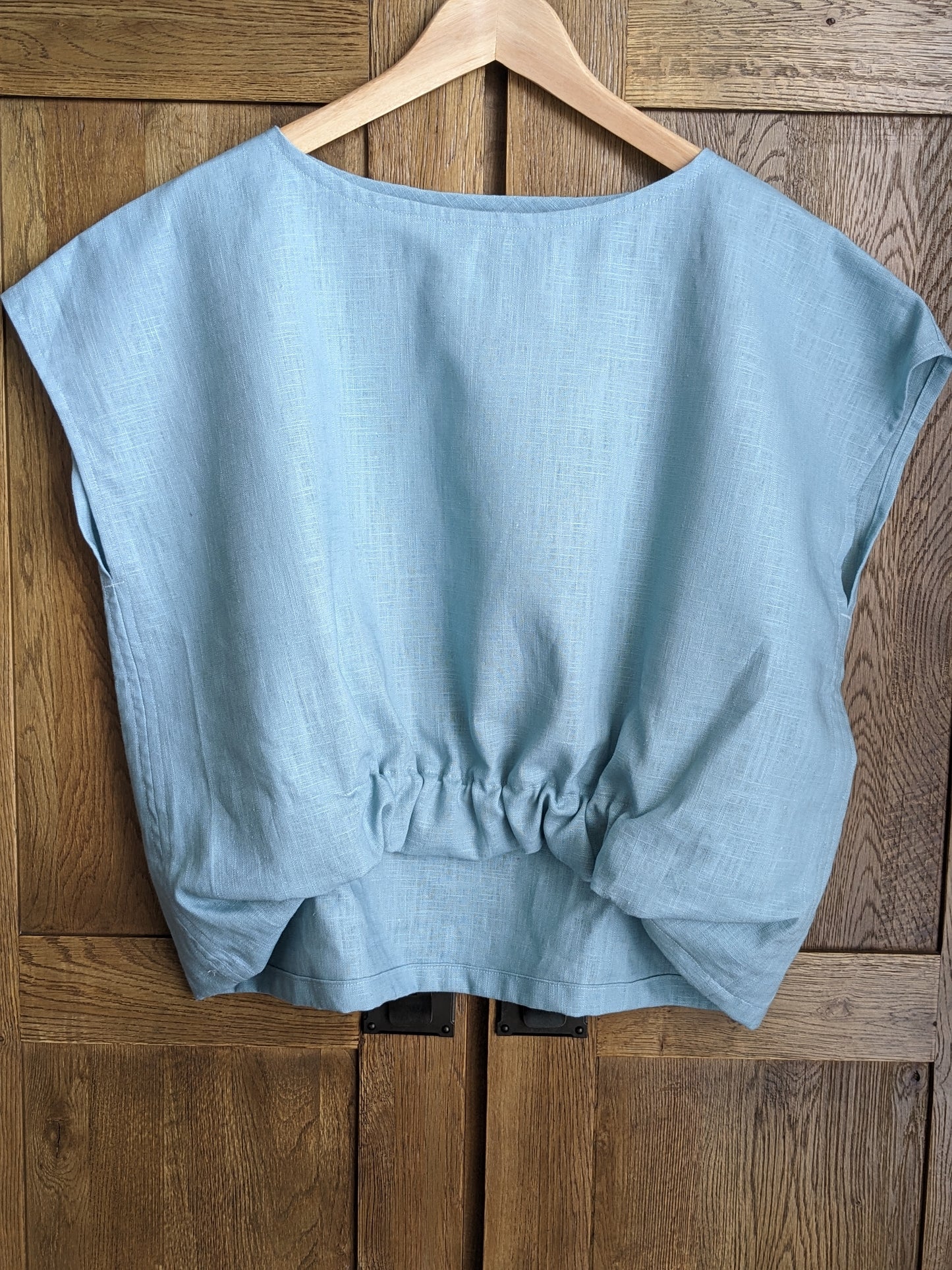 Linen Batwing Sleeve Shirt image 8