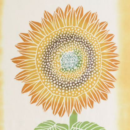 Nijiyura Chusen Tenugui Cloth - Himawari (sunflower) image 1