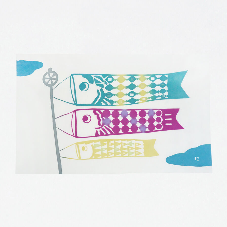 Nijiyura Chusen Tenugui Cloth - Children's Day 