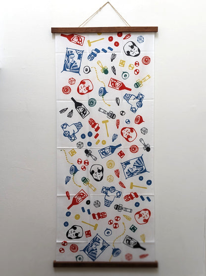 Nijiyura Chusen Tenugui Cloth - Hatsuasobi 