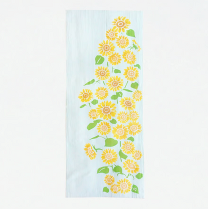 Nijiyura Chusen Tenugui Cloth - Himawari Field image 0