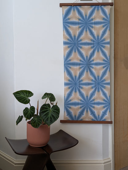 Tabata Shibori Tenugui Cloth - Sekka Beige