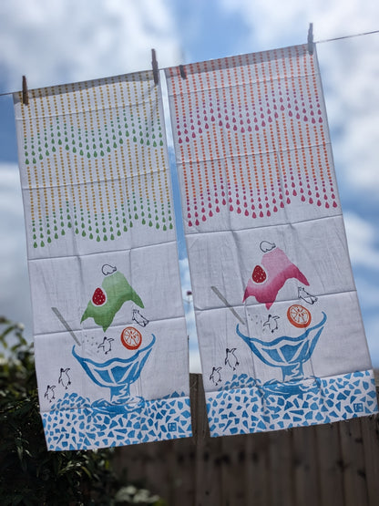 Nijiyura Chusen Tenugui Cloth - Kakigori shaved ice