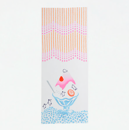 Nijiyura Chusen Tenugui Cloth - Kakigori image 