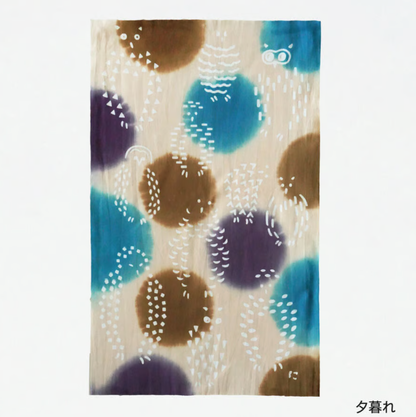 Nijiyura Chusen Tenugui Cloth - Owl Yoake/Yugure 