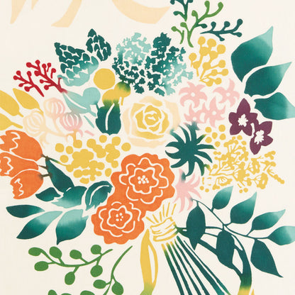 Nijiyura Chusen Tenugui Cloth - Bouquet image 3