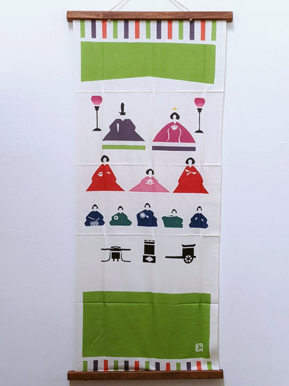 Nijiyura Chusen Tenugui Cloth - Ohinasama image 1