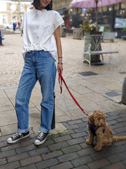 Linen Batwing Sleeve Shirt image 1