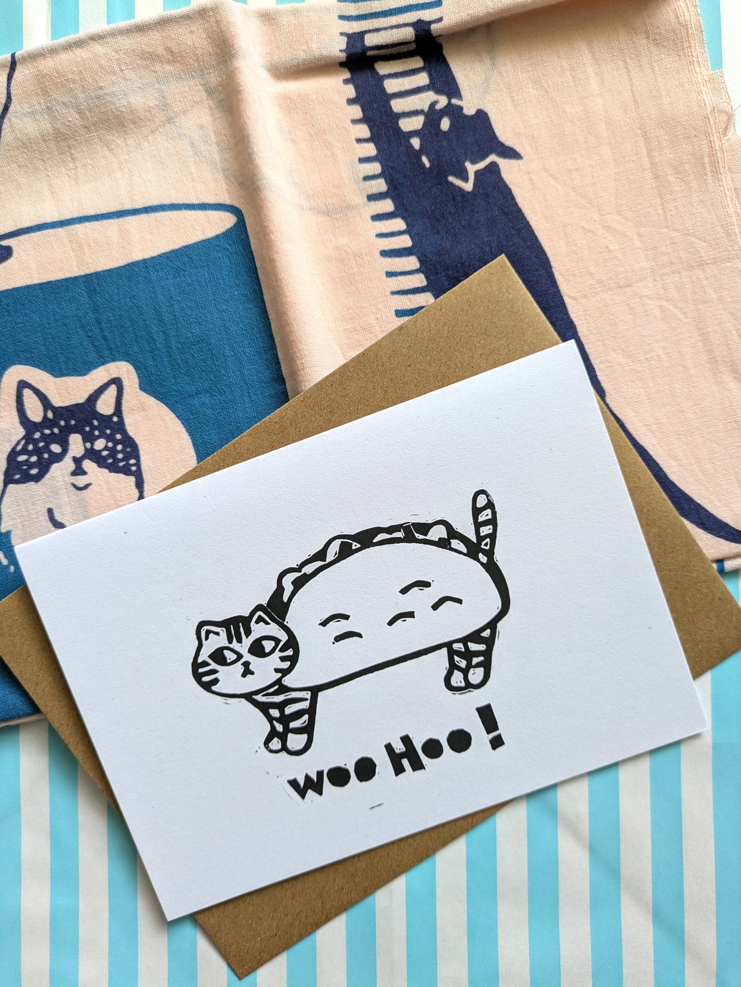 Woo Hoo! cat and taco